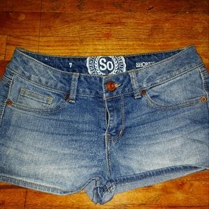 SQ Jean Shorts Size 7